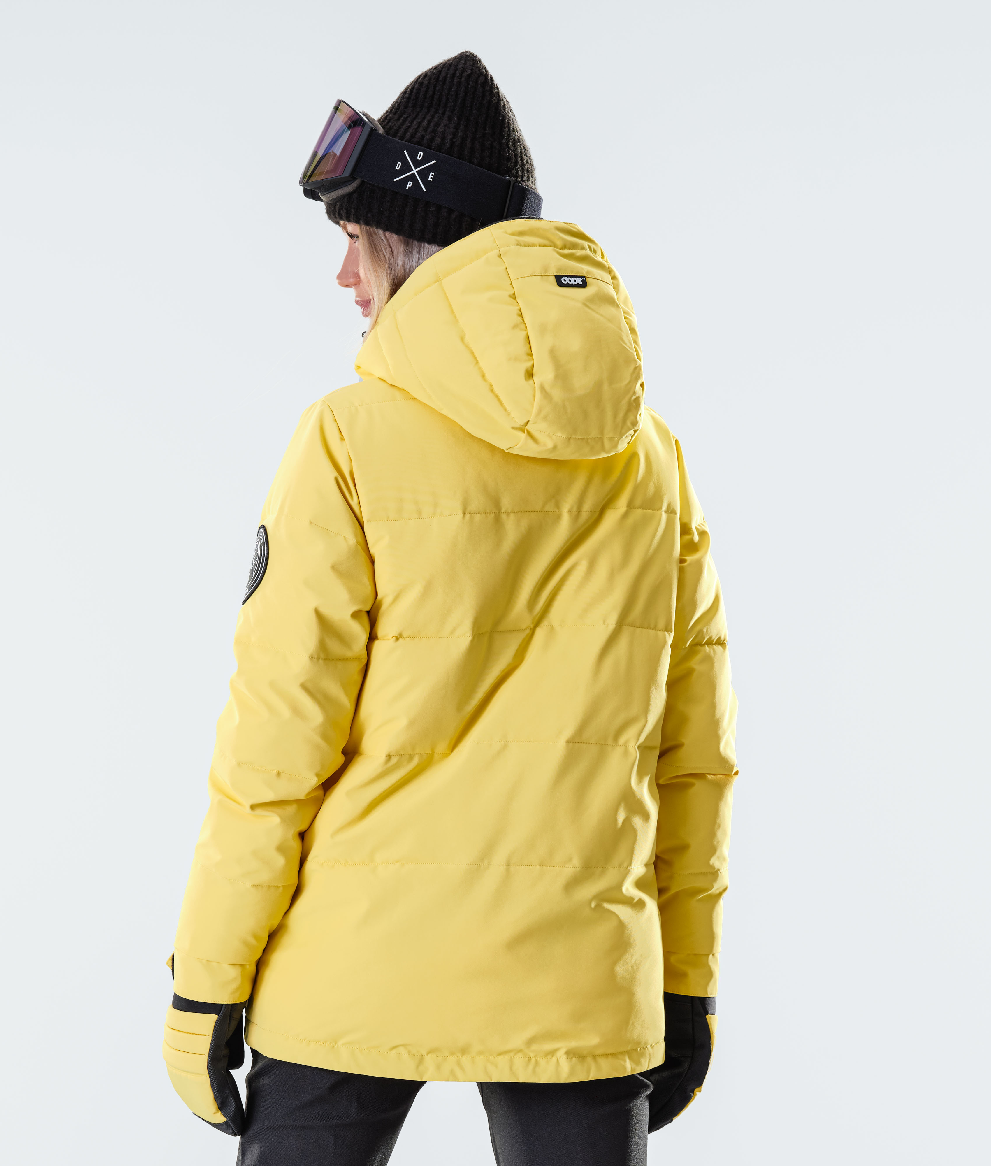 Puffer W Snowboard Jacket Faded Yellow