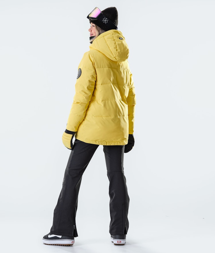 Puffer W 2020 Snowboard Jacket Women Faded Yellow, Image 7 of 7