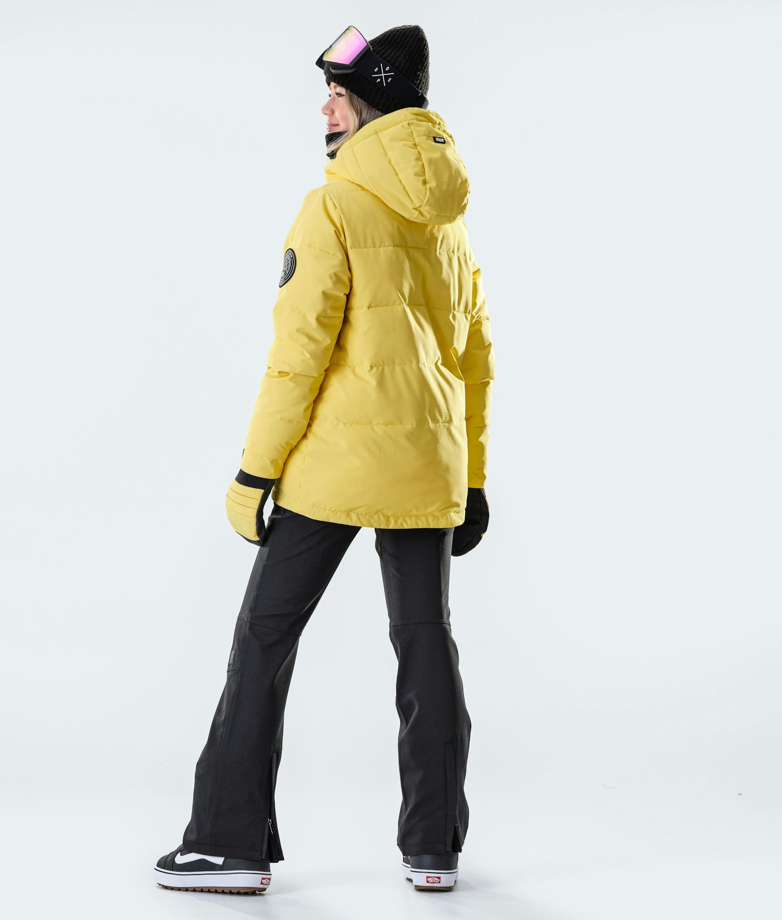 Puffer W 2020 Veste Snowboard Femme Faded Yellow