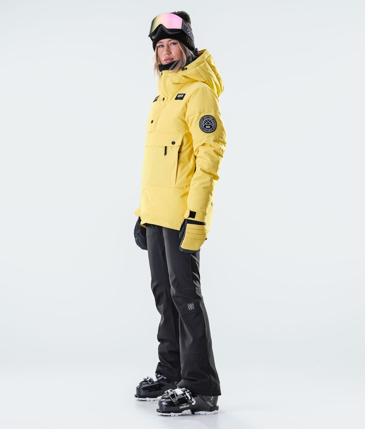 Dope Puffer W 2020 Veste de Ski Femme Faded Yellow