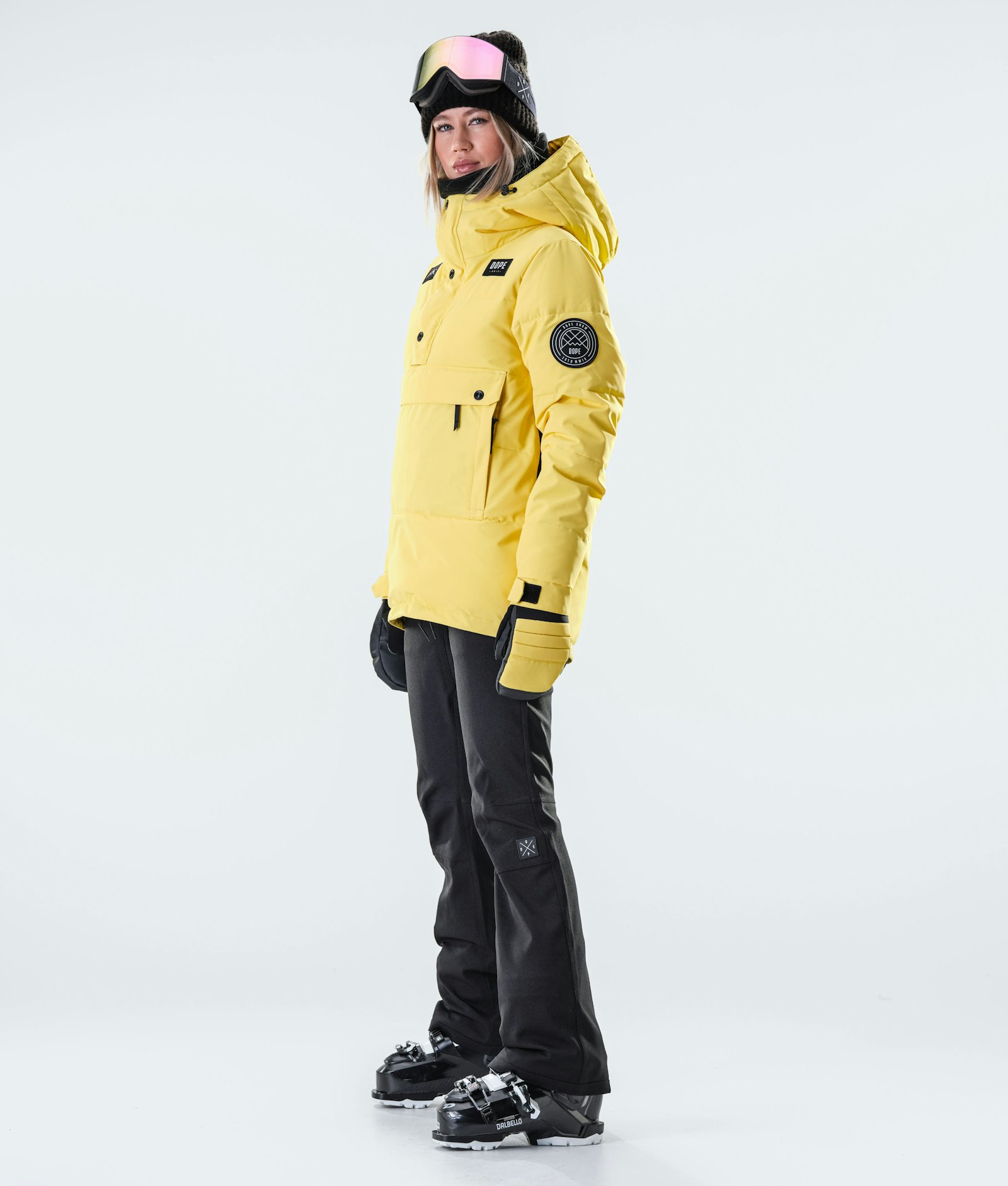 Puffer W 2020 Skijakke Dame Faded Yellow