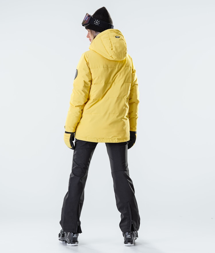 Puffer W 2020 Veste de Ski Femme Faded Yellow, Image 7 sur 7