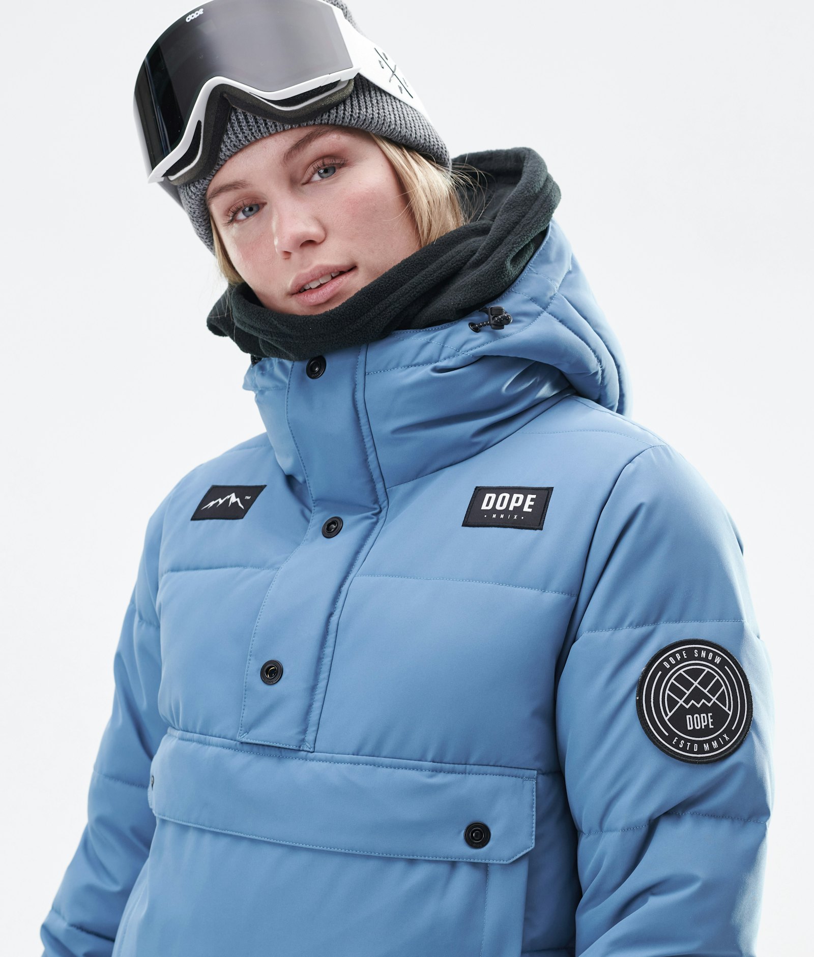 Dope Puffer W 2020 Kurtka Snowboardowa Kobiety Blue Steel