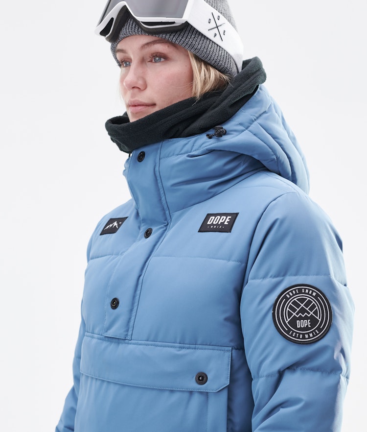 Dope Puffer W 2020 Kurtka Snowboardowa Kobiety Blue Steel