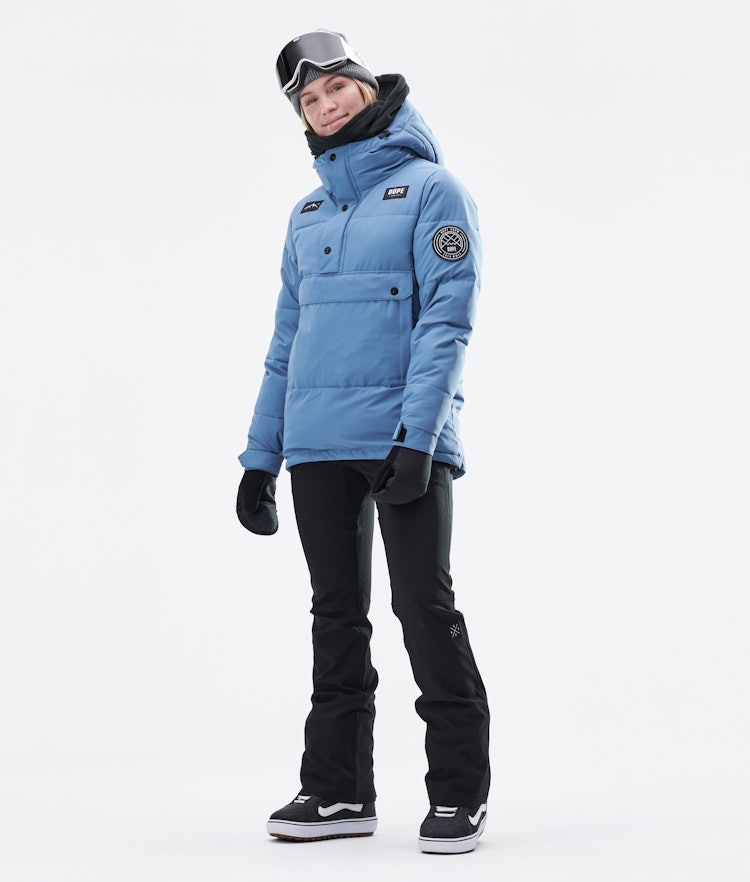 Puffer W 2020 Snowboard Jacket Women Blue Steel, Image 7 of 9