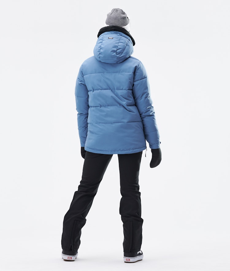 Puffer W 2020 Snowboard Jacket Women Blue Steel, Image 9 of 9