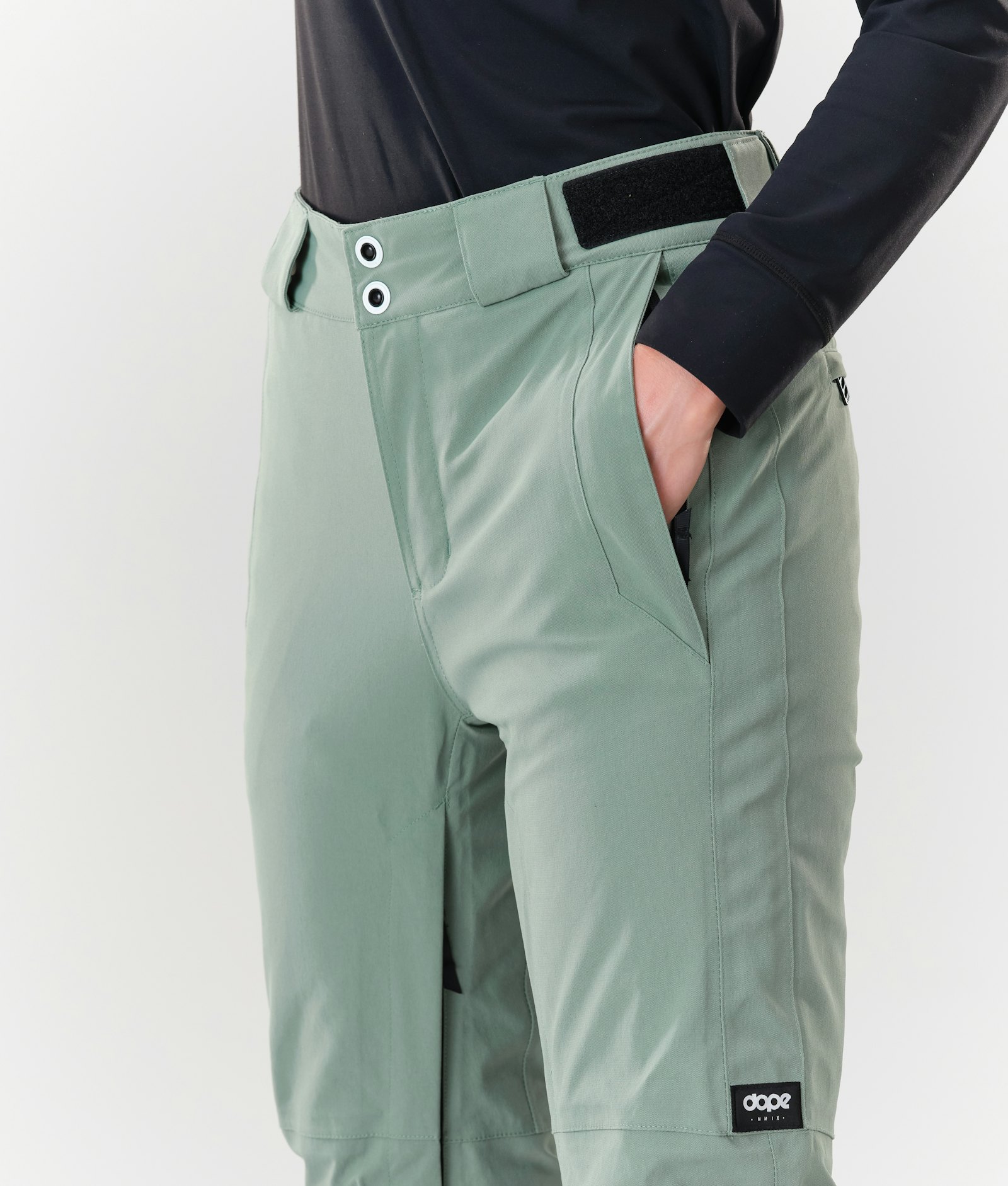 Dope Con W 2020 Pantalones Snowboard Mujer Faded Green