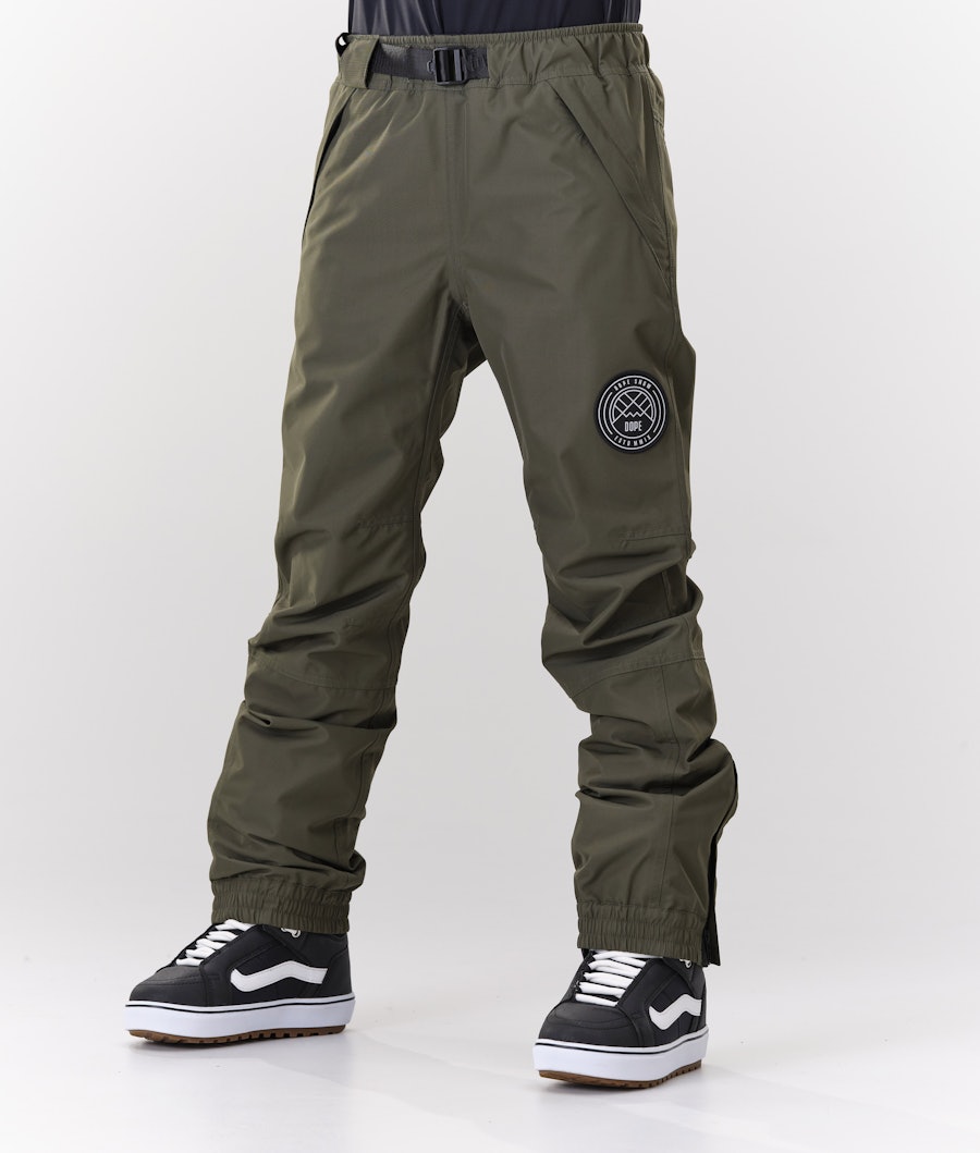 Dope Blizzard W Snowboard Broek Olive Green