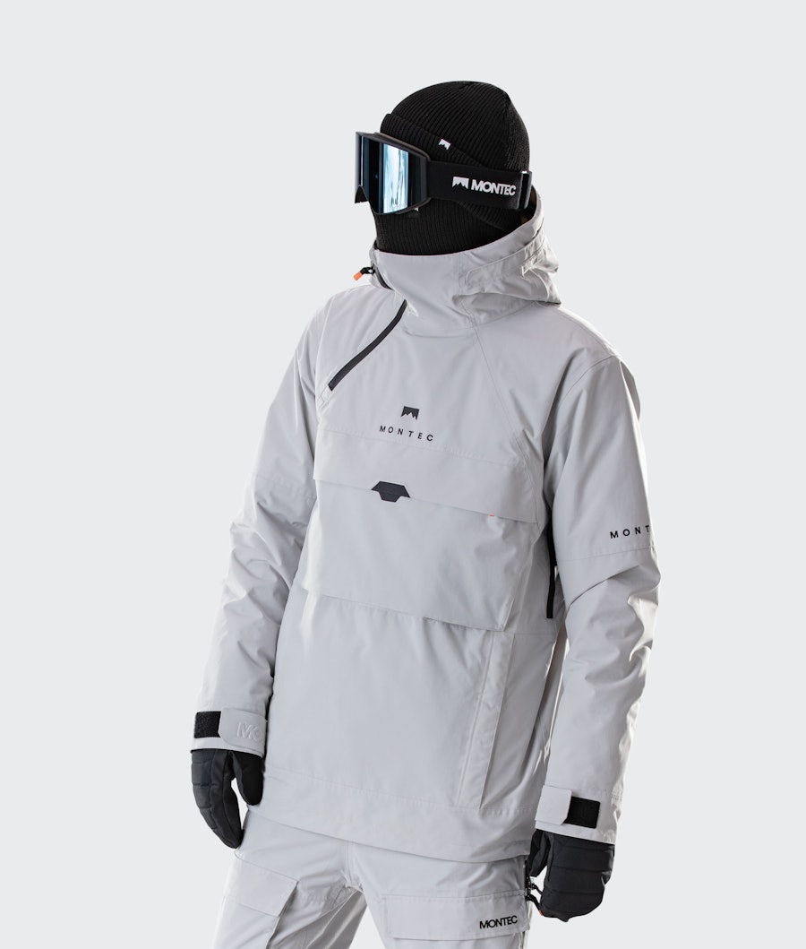 Dune 2020 Snowboard Jacket Men Light Grey Renewed