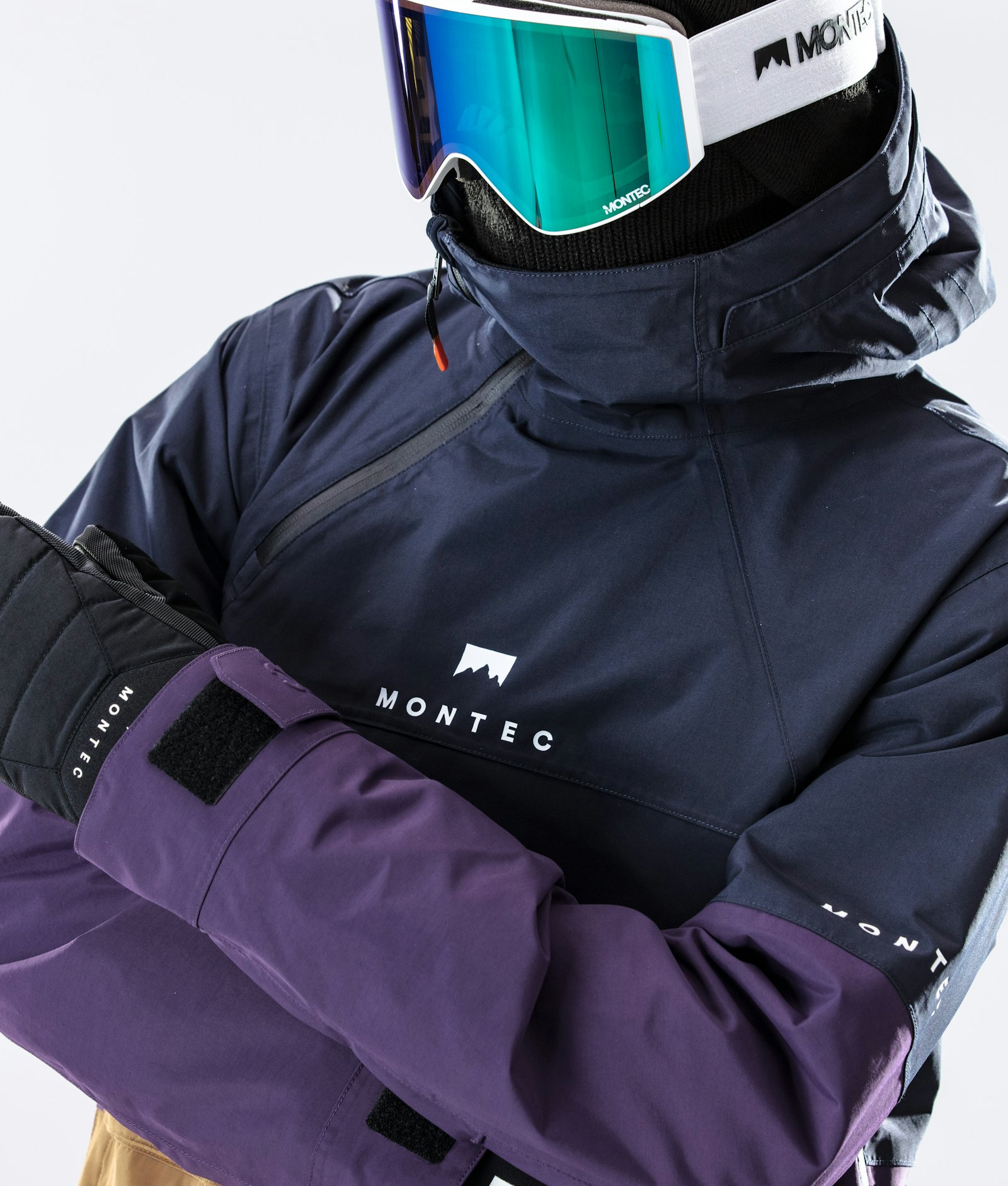 Dune 2020 Snowboard jas Heren Marine/Gold/Purple