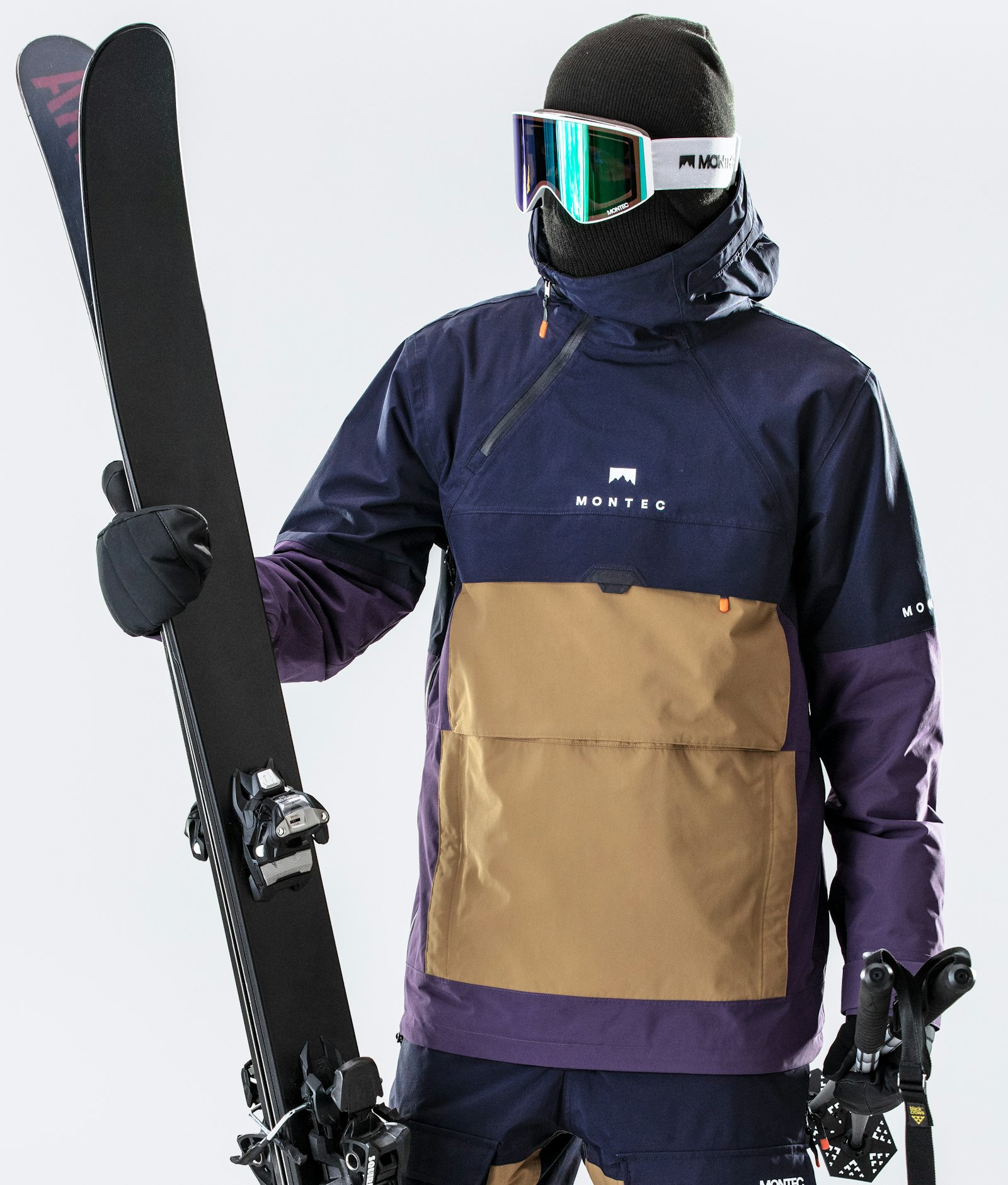 Dune 2020 Ski Jacket Men Marine/Gold/Purple