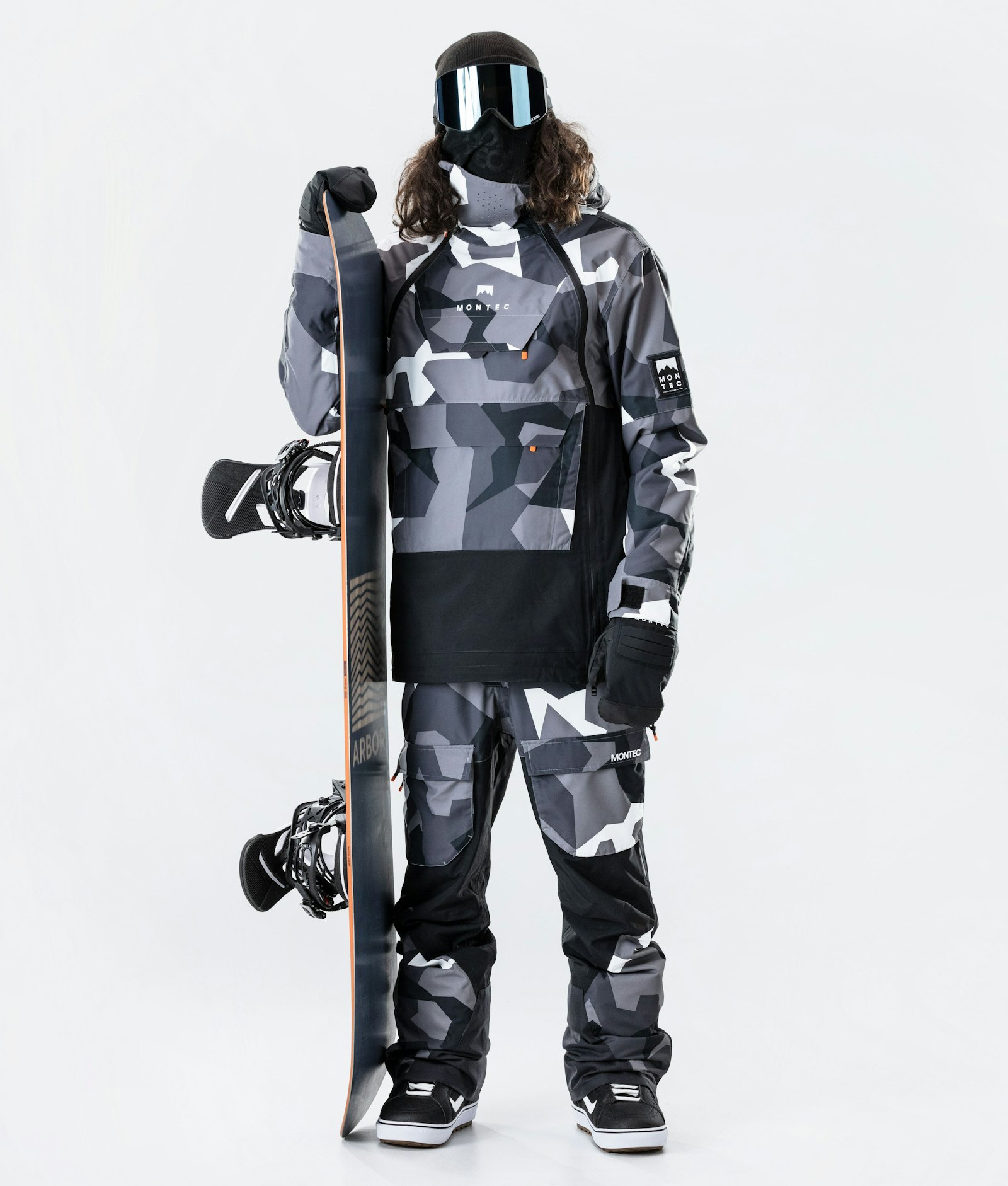 Doom 2020 Snowboardjakke Herre Arctic Camo/Black
