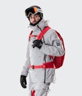 Doom 2020 Snowboard Jacket Men Light Grey Renewed