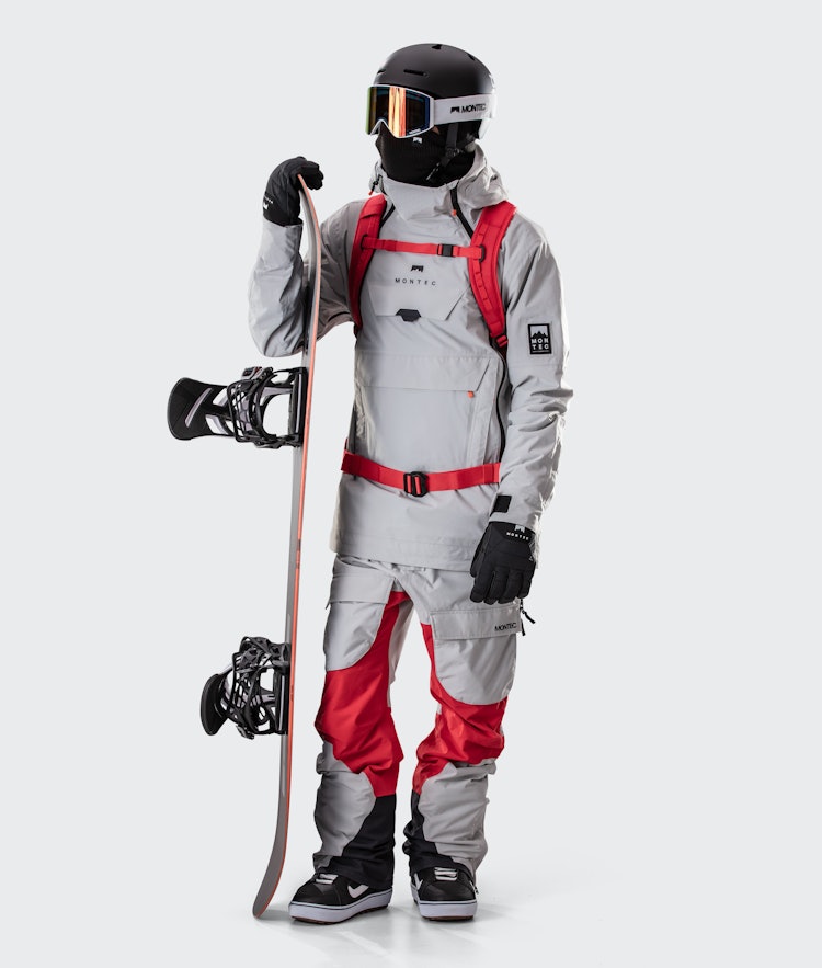 Montec Doom 2020 Giacca Snowboard Uomo Light Grey
