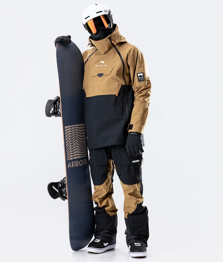 Doom 2020 Veste Snowboard Homme Gold/Black, Image 6 sur 8