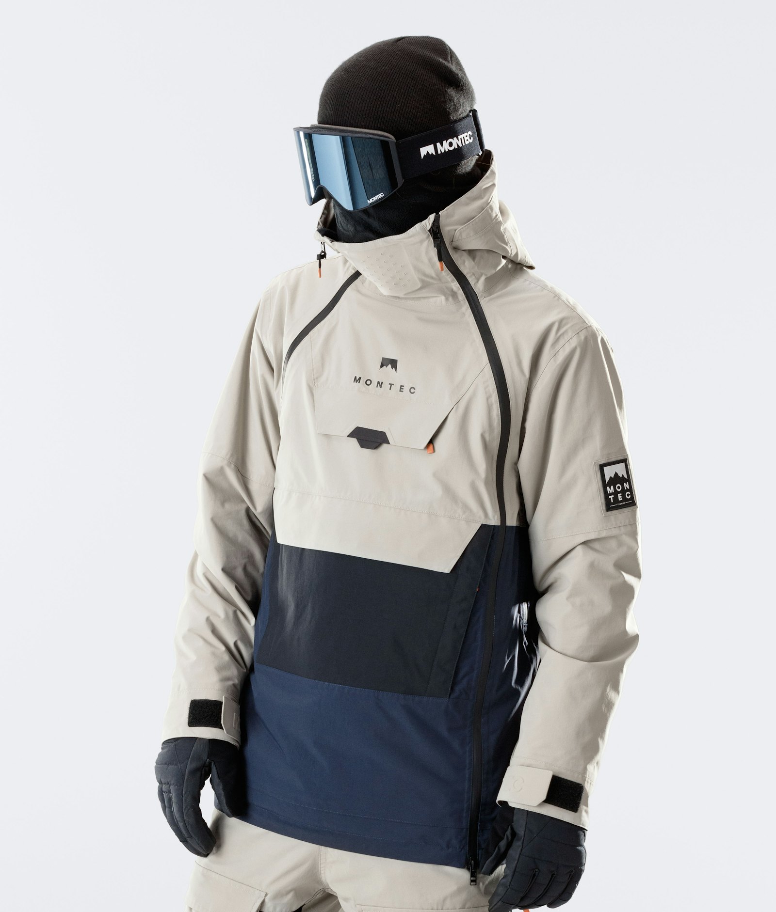 Doom 2020 Snowboard Jacket Men Sand/Black/Marine