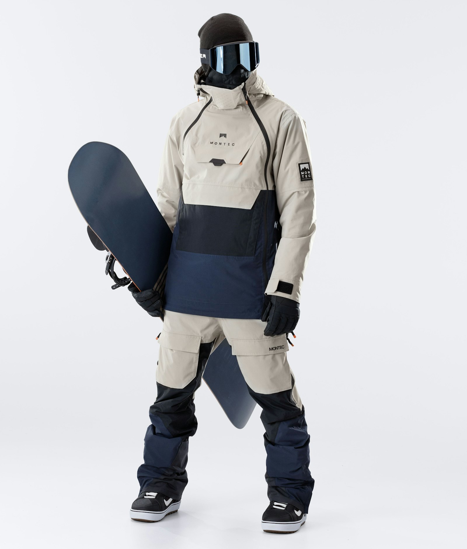 Montec Doom 2020 Giacca Snowboard Uomo Sand/Black/Marine - Sabbia