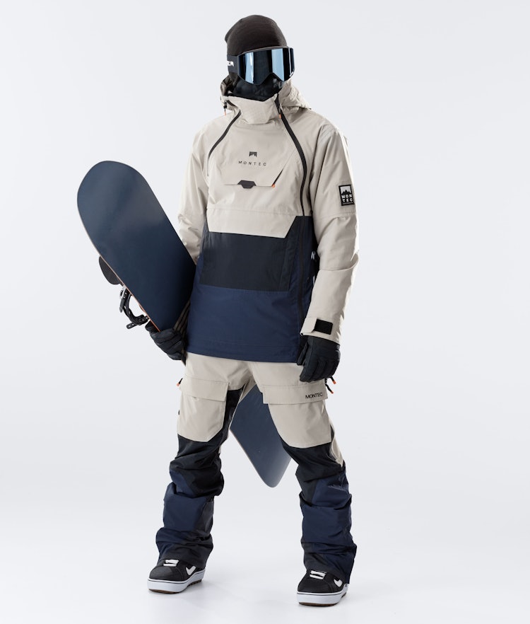 Doom 2020 Kurtka Snowboardowa Mężczyźni Sand/Black/Marine