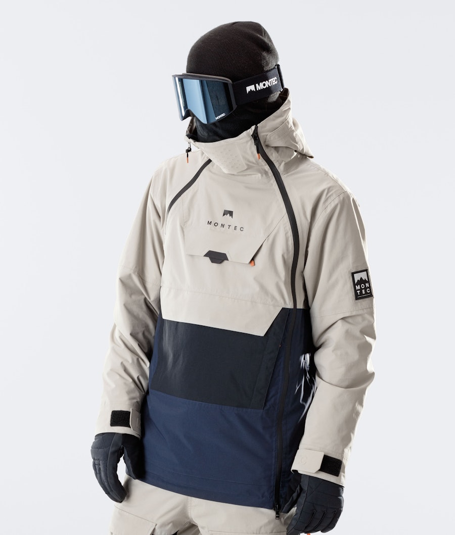 Doom 2020 Ski Jacket Men Sand/Black/Marine