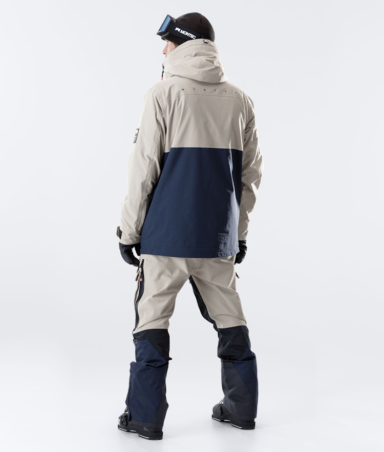Doom 2020 Ski Jacket Men Sand/Black/Marine