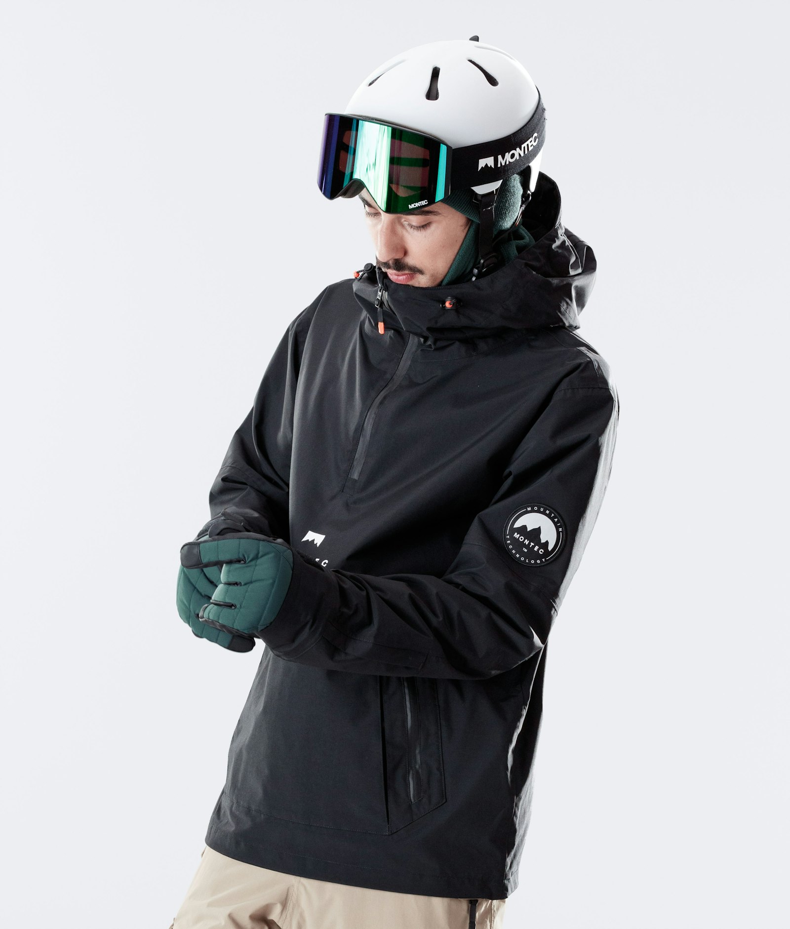 Typhoon 2020 Snowboard Jacket Men Black Renewed