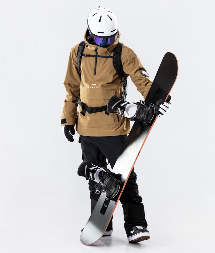 Montec Typhoon 2020 Kurtka Snowboardowa Mężczyźni Gold, Zdjęcie 7 z 9