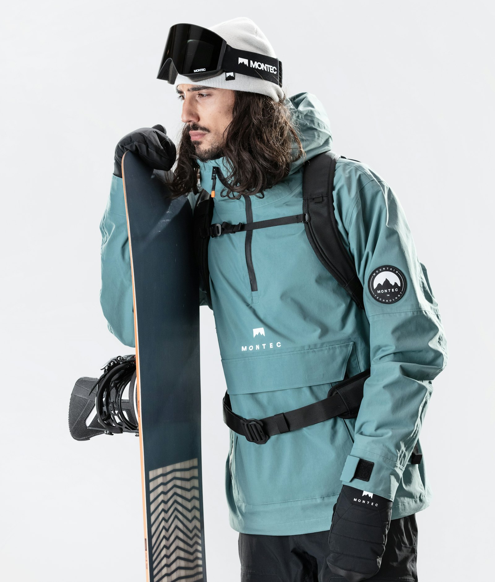 Montec Typhoon 2020 Snowboard Jacket Men Atlantic