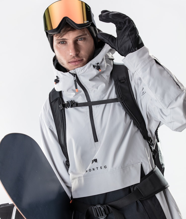 Typhoon 2020 Snowboard Jacket Men Light Grey/Black, Image 3 of 8