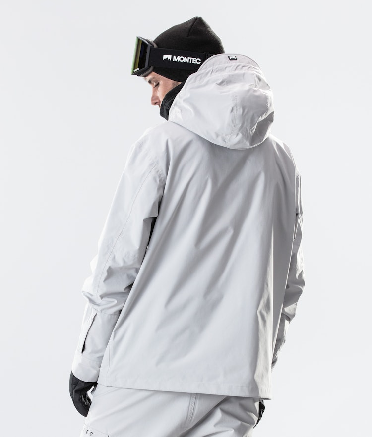 Typhoon 2020 Veste Snowboard Homme Light Grey/Black, Image 5 sur 8