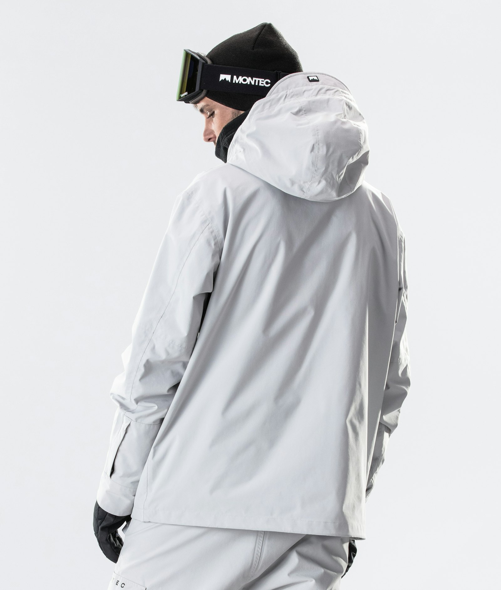 Montec Typhoon 2020 Snowboardjakke Herre Light Grey/Black