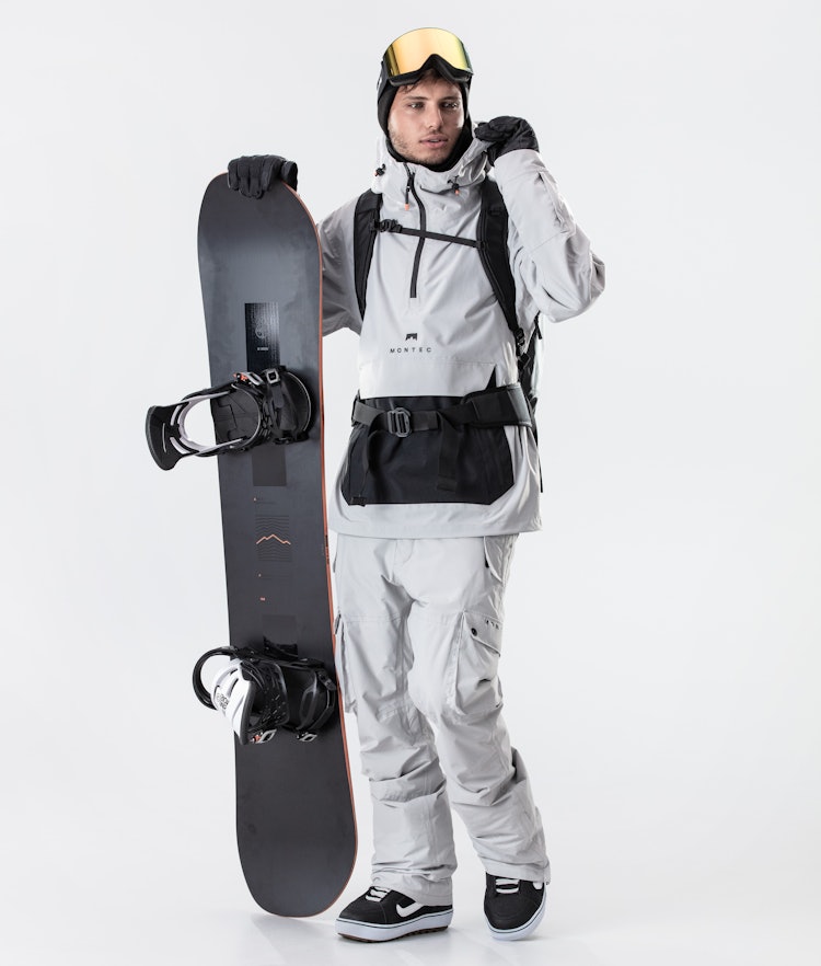 Typhoon 2020 Snowboard Jacket Men Light Grey/Black