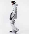 Typhoon 2020 Snowboard Jacket Men Light Grey/Black Renewed