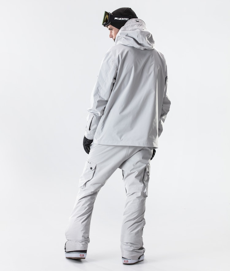 Typhoon 2020 Snowboard Jacket Men Light Grey/Black, Image 8 of 8