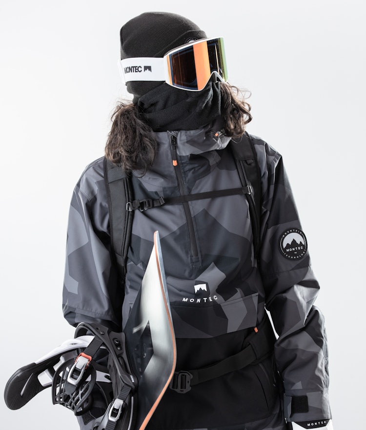 Montec Typhoon 2020 Kurtka Snowboardowa Mężczyźni Night Camo/Black