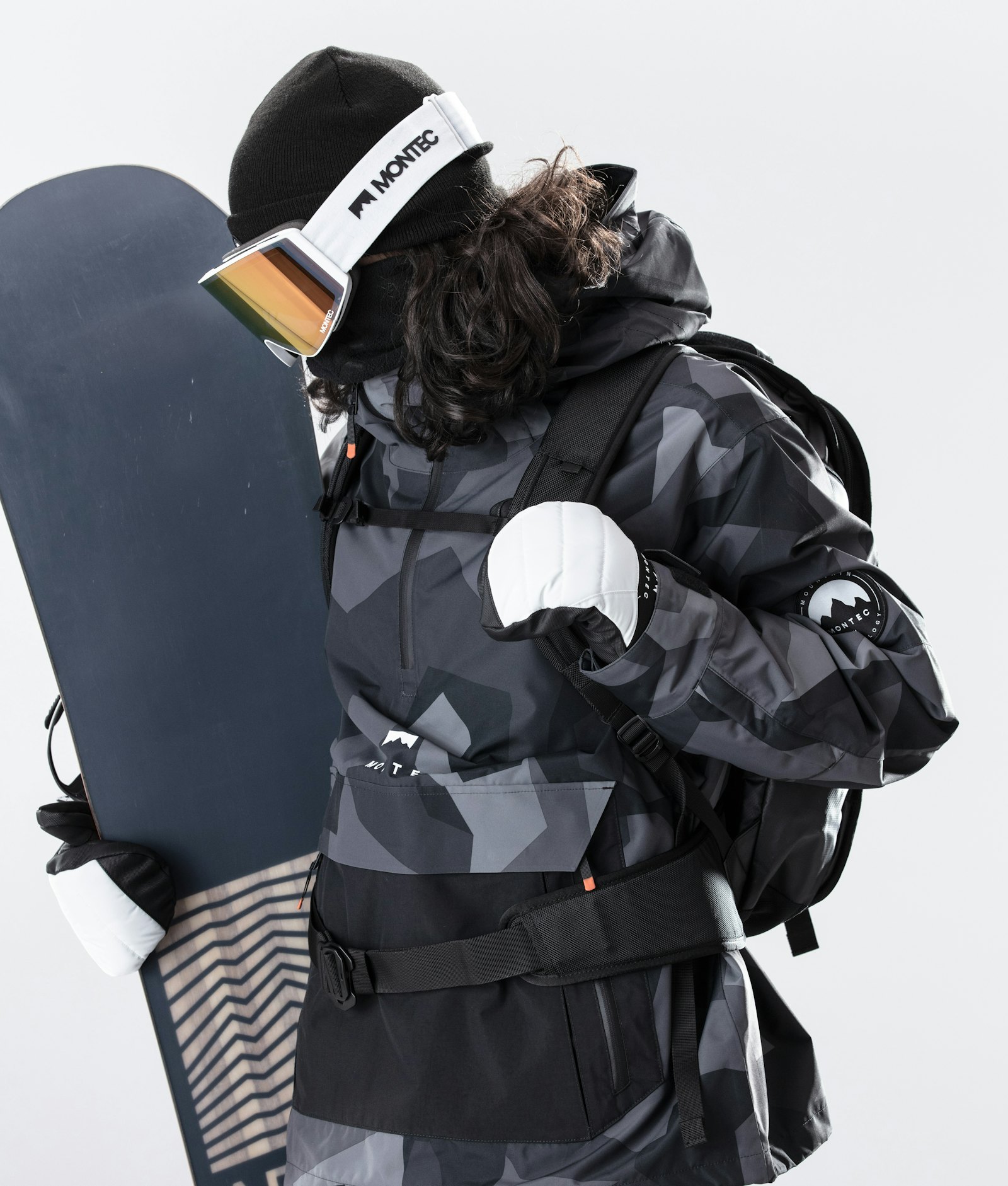 Montec Typhoon 2020 Snowboardjacke Herren Night Camo/Black