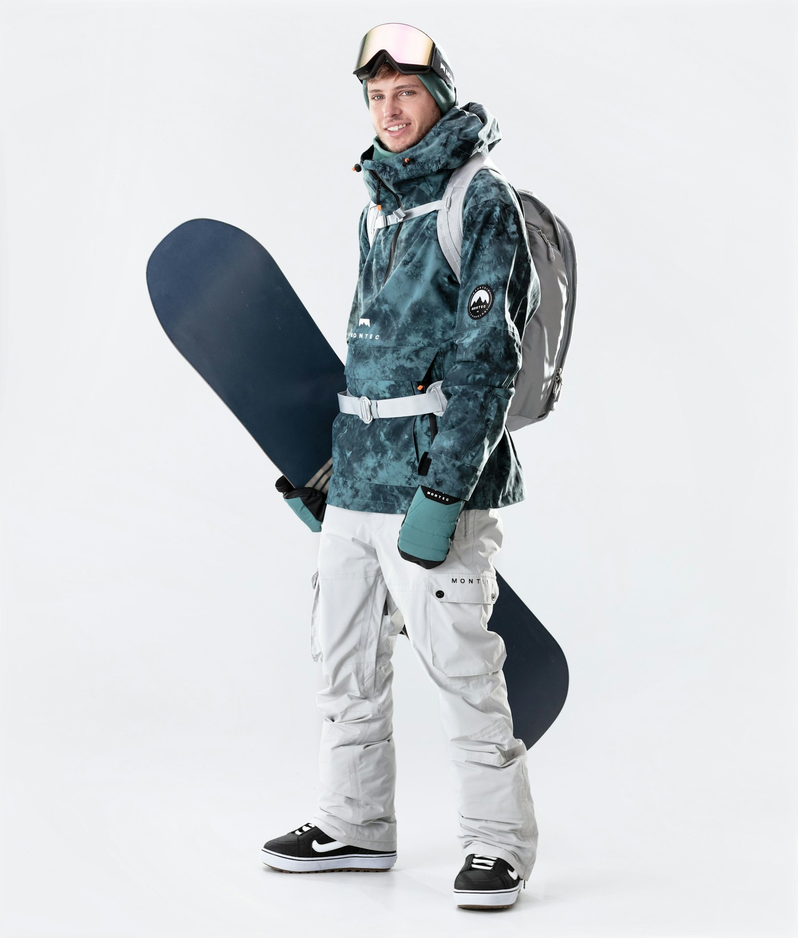 Montec Typhoon 2020 Veste Snowboard Homme Atlantic Tiedye