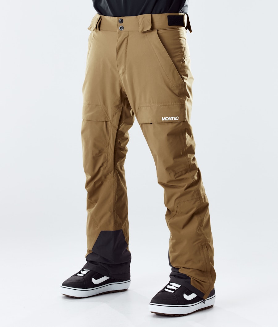 Dune 2020 Pantalon de Snowboard Homme Gold