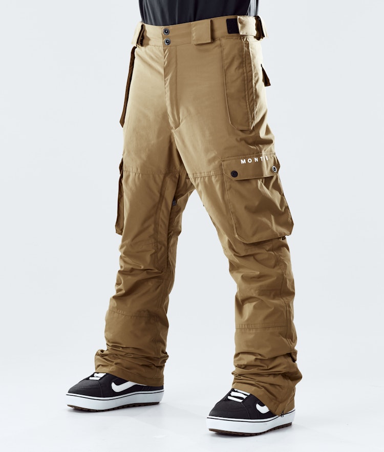 Montec Doom 2020 Pantalon de Snowboard Homme Gold, Image 1 sur 6