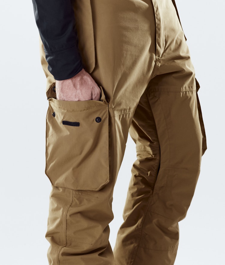 Doom 2020 Spodnie Snowboardowe Mężczyźni Gold, Zdjęcie 5 z 6