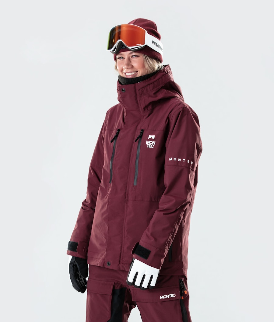 Montec Fawk W 2020 Snowboard Jacket Burgundy