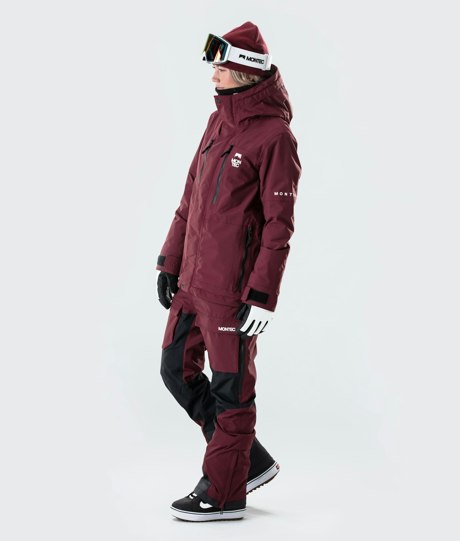 Montec Fawk W 2020 Snowboard Jacket Women Burgundy