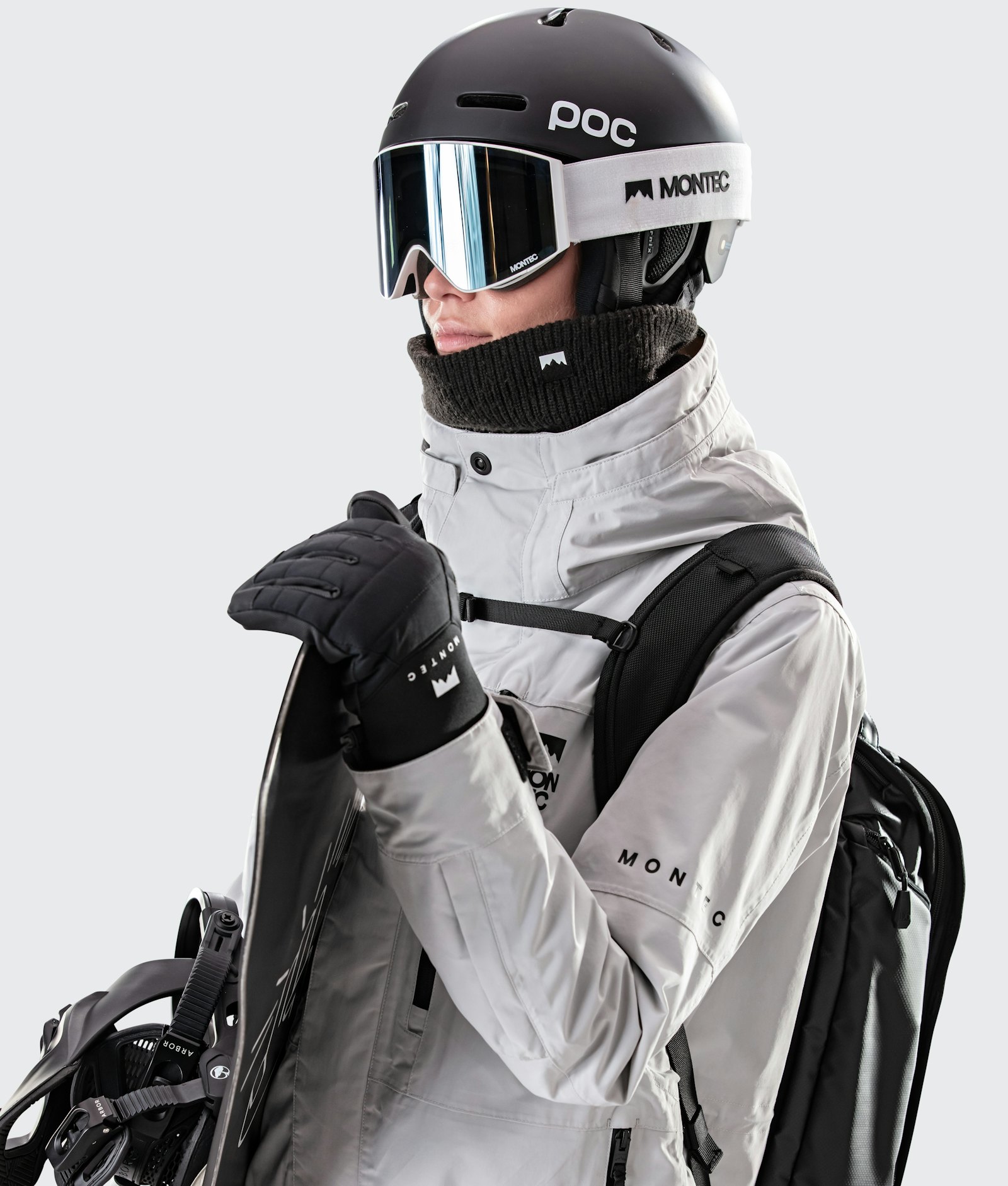 Montec Fawk W 2020 Snowboard Jacket Women Light Grey