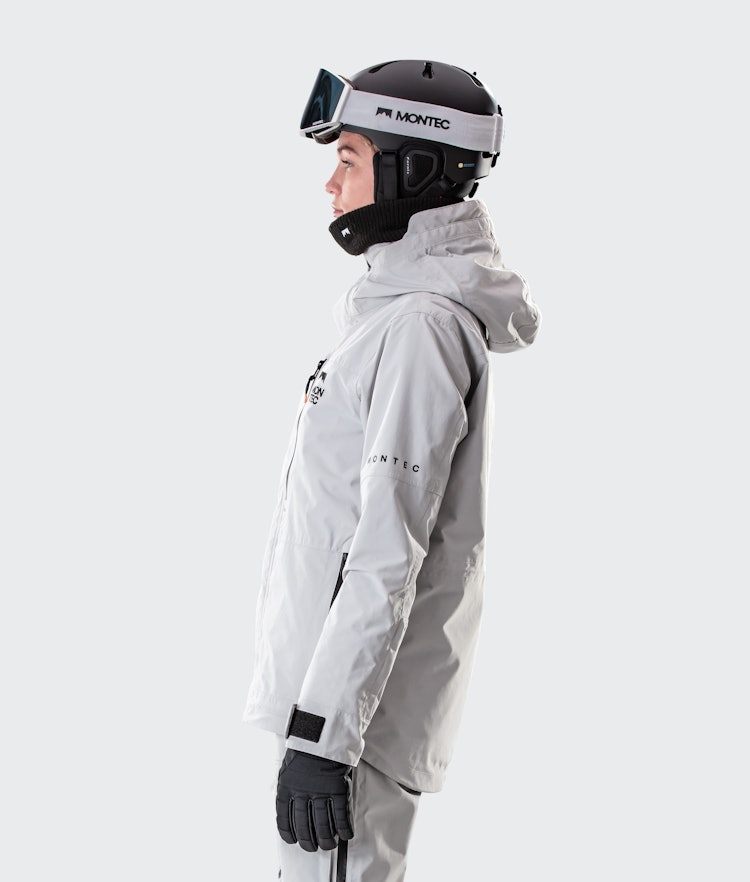 Fawk W 2020 Veste Snowboard Femme Light Grey, Image 4 sur 9