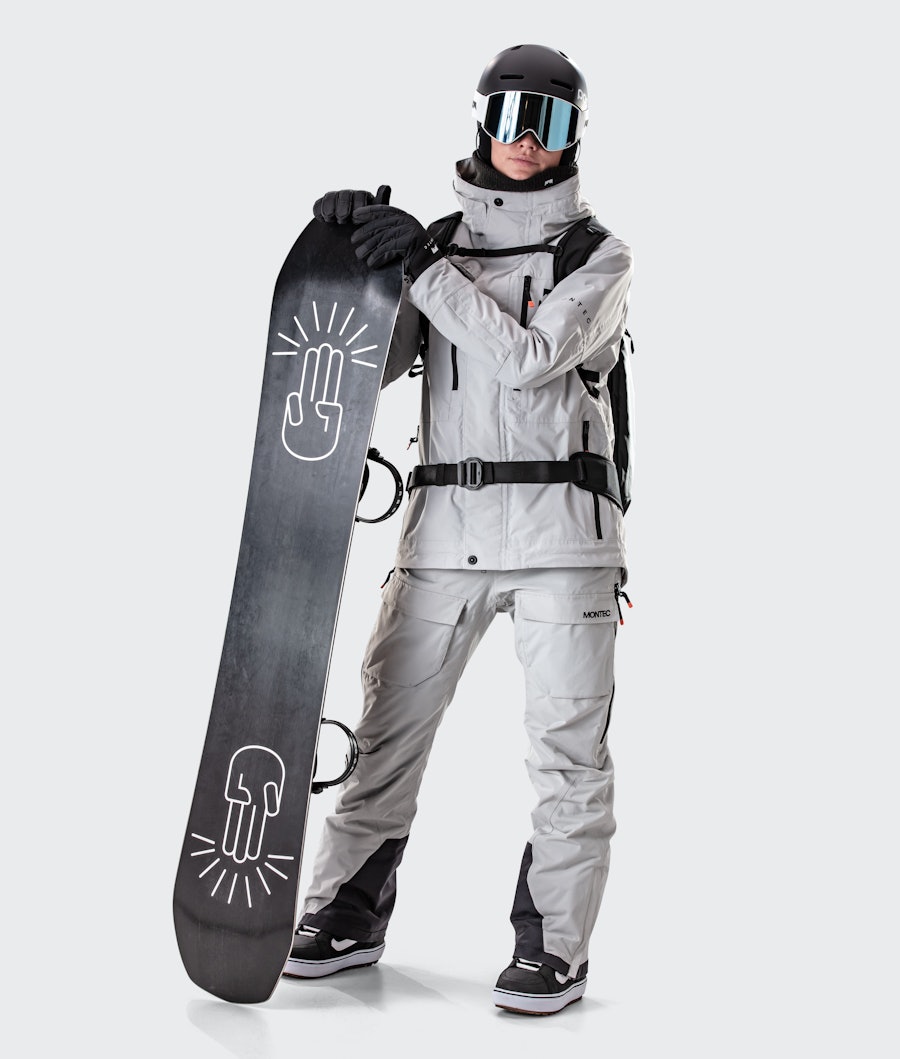 Fawk W 2020 Veste Snowboard Femme Light Grey
