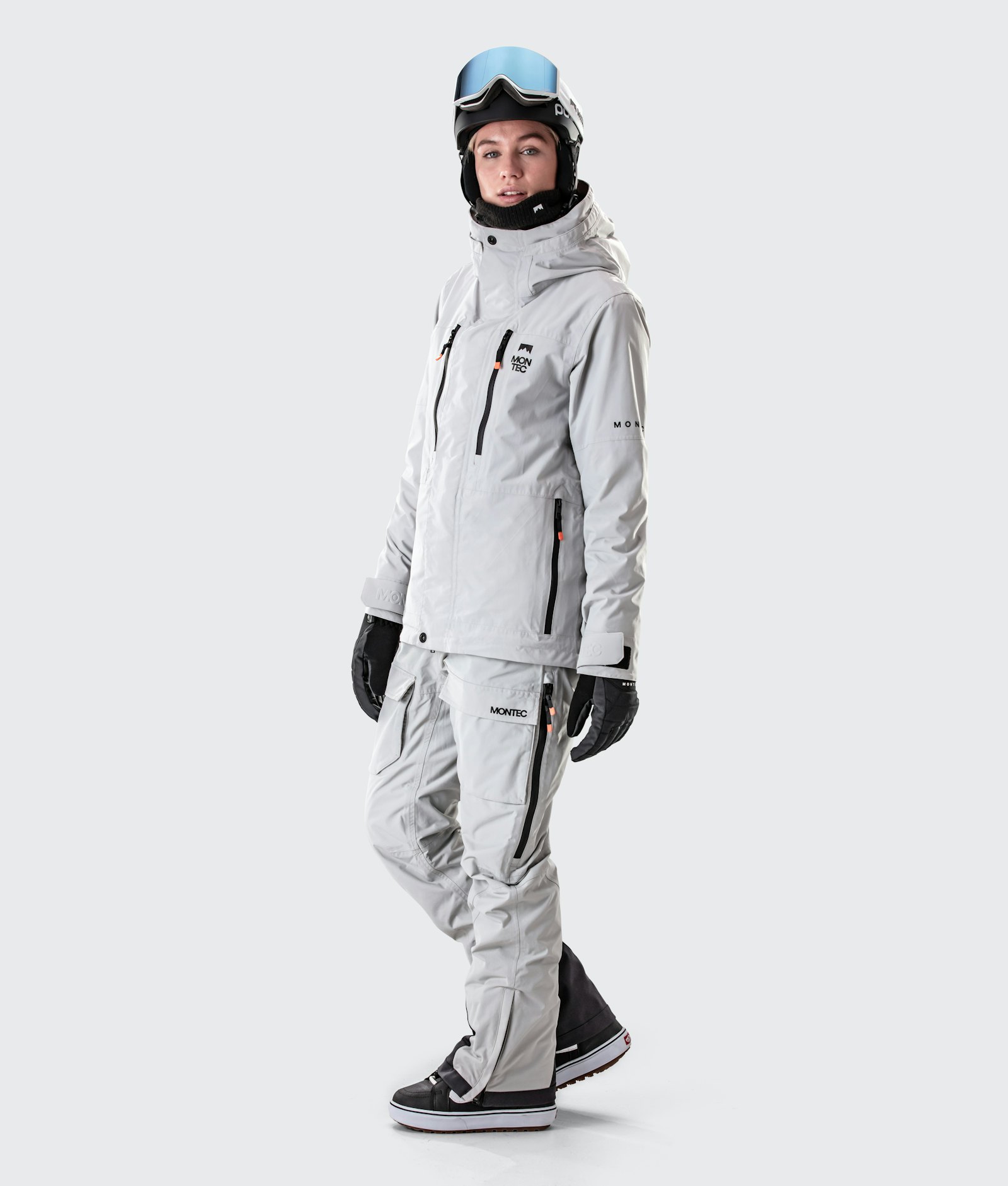 Fawk W 2020 Snowboardjacke Damen Light Grey
