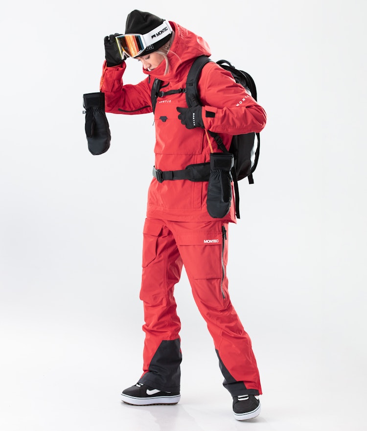 Dune W 2020 Veste Snowboard Femme Red, Image 8 sur 11