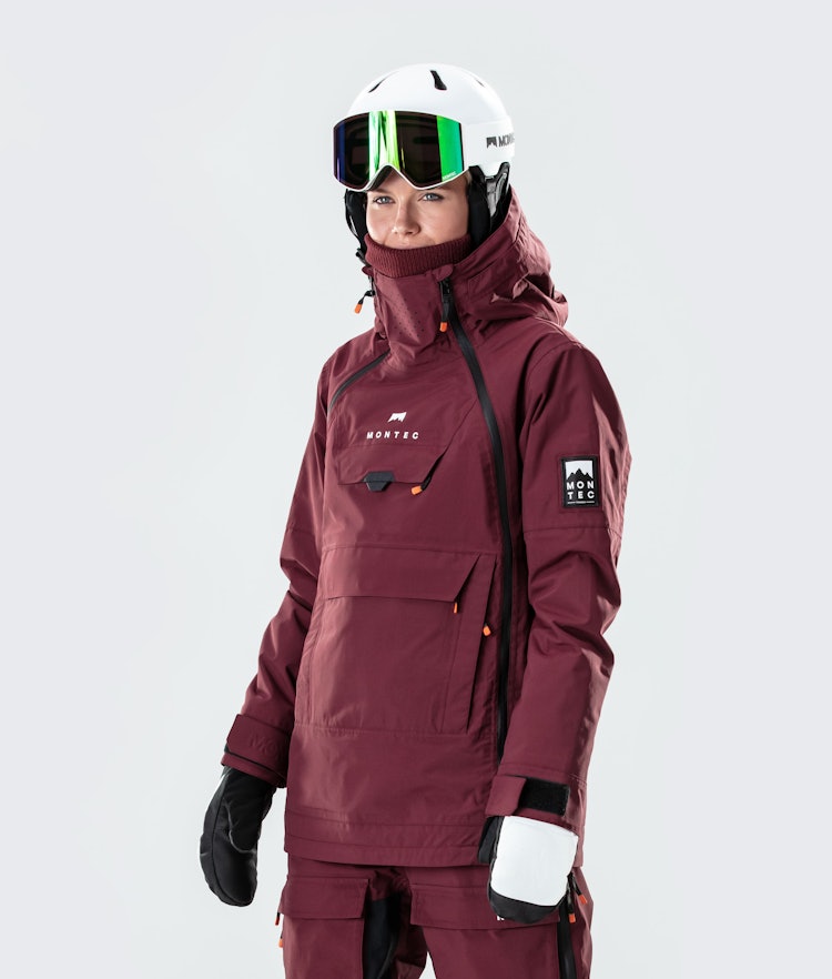 Montec Doom W 2020 Snowboardjakke Dame Burgundy