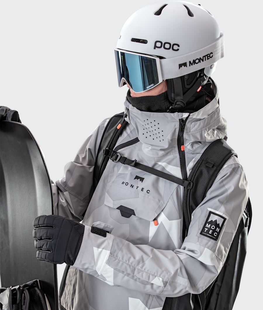 Montec Doom W 2020 Women's Snowboard Jacket Snow Camo/Black