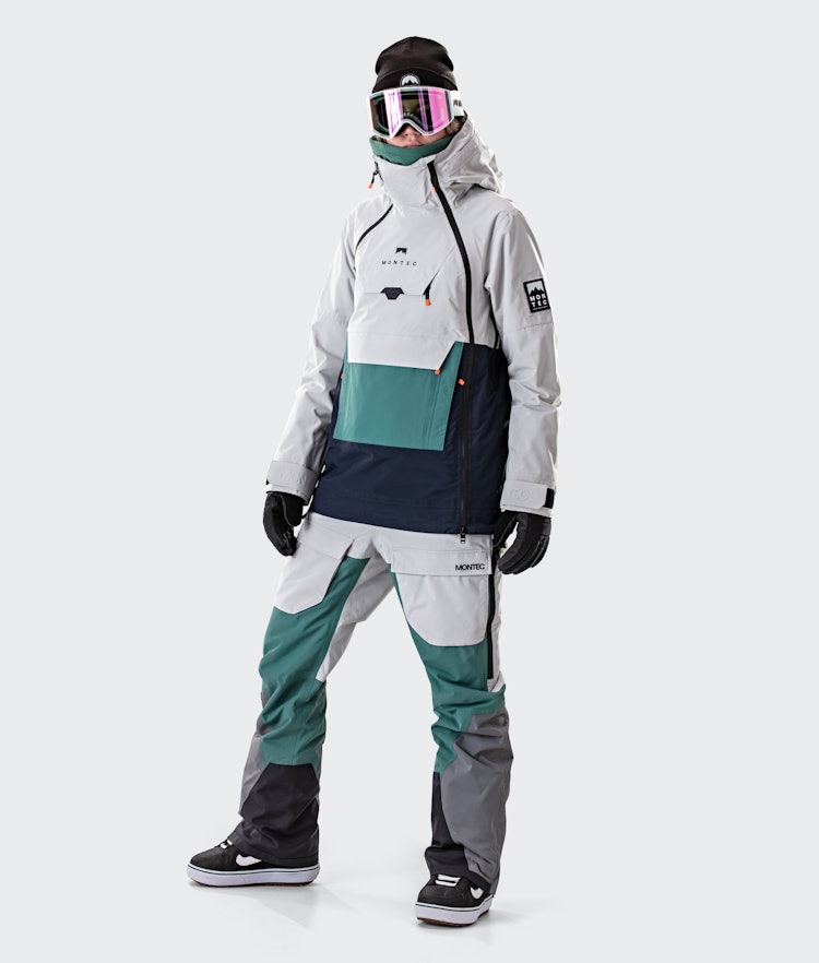 Montec Doom W 2020 Veste Snowboard Femme Light Grey/Atlantic/Marine