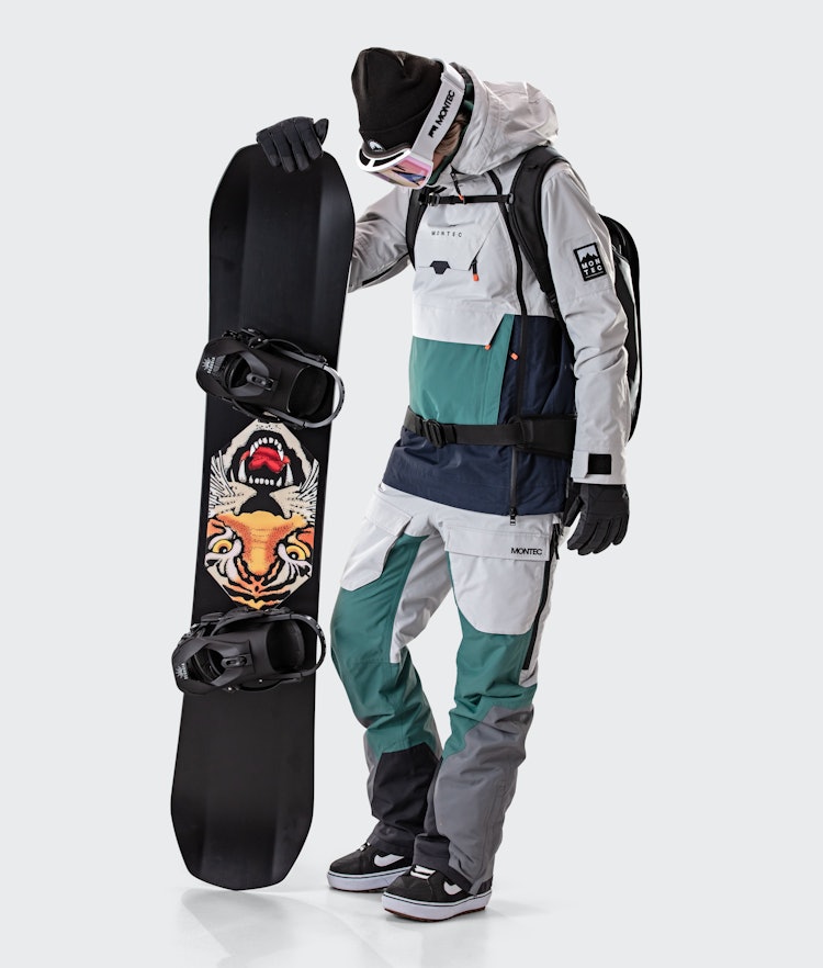 Montec Doom W 2020 Snowboard Jacket Women Light Grey/Atlantic/Marine, Image 9 of 11
